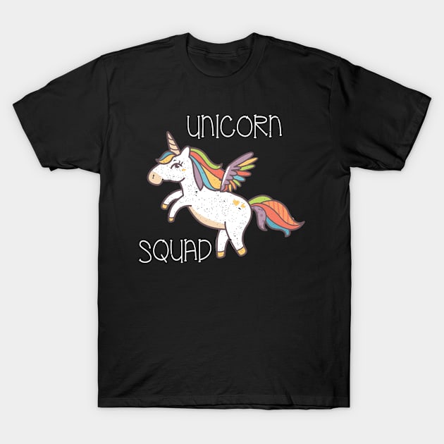 Cool Unicorn Squad product for Girls Funny Unicorn Design T-Shirt by merchlovers